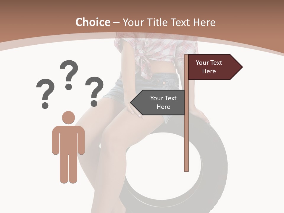 Person Face Woman PowerPoint Template