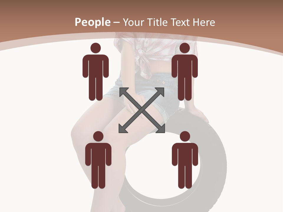 Person Face Woman PowerPoint Template