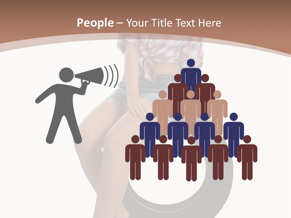 Person Face Woman PowerPoint Template