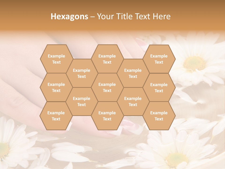 Care Female Finger PowerPoint Template