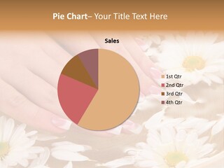 Care Female Finger PowerPoint Template