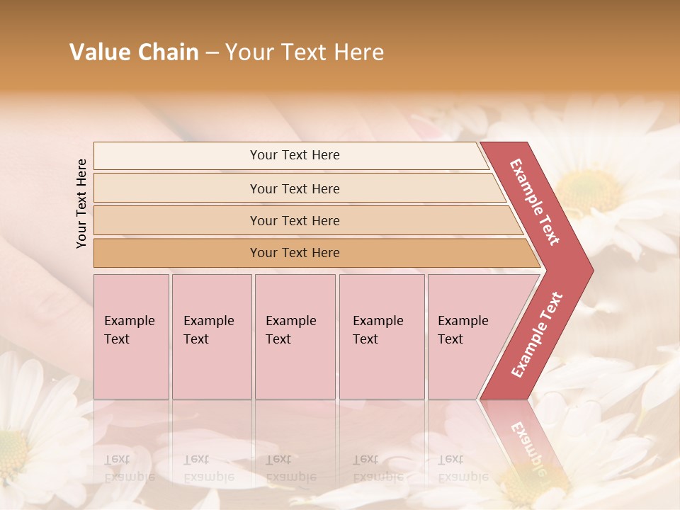 Care Female Finger PowerPoint Template