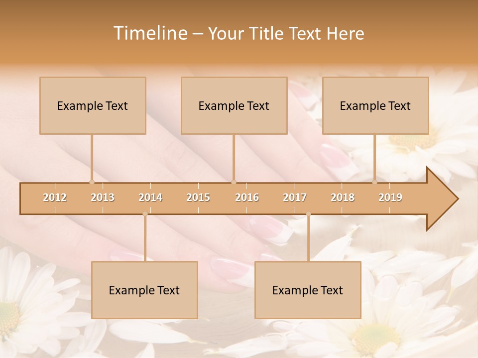 Care Female Finger PowerPoint Template