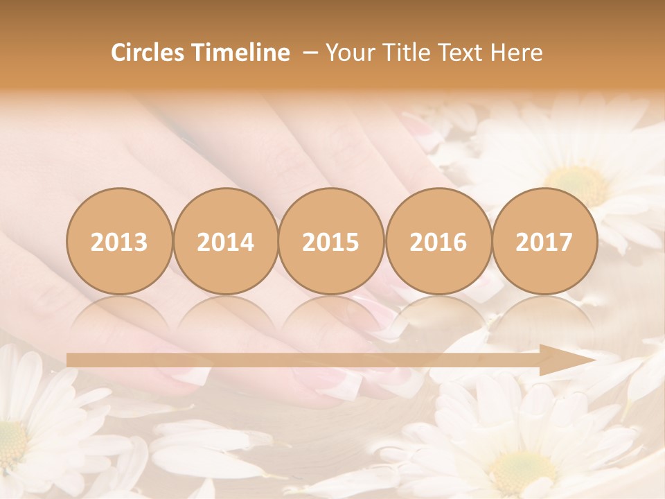 Care Female Finger PowerPoint Template