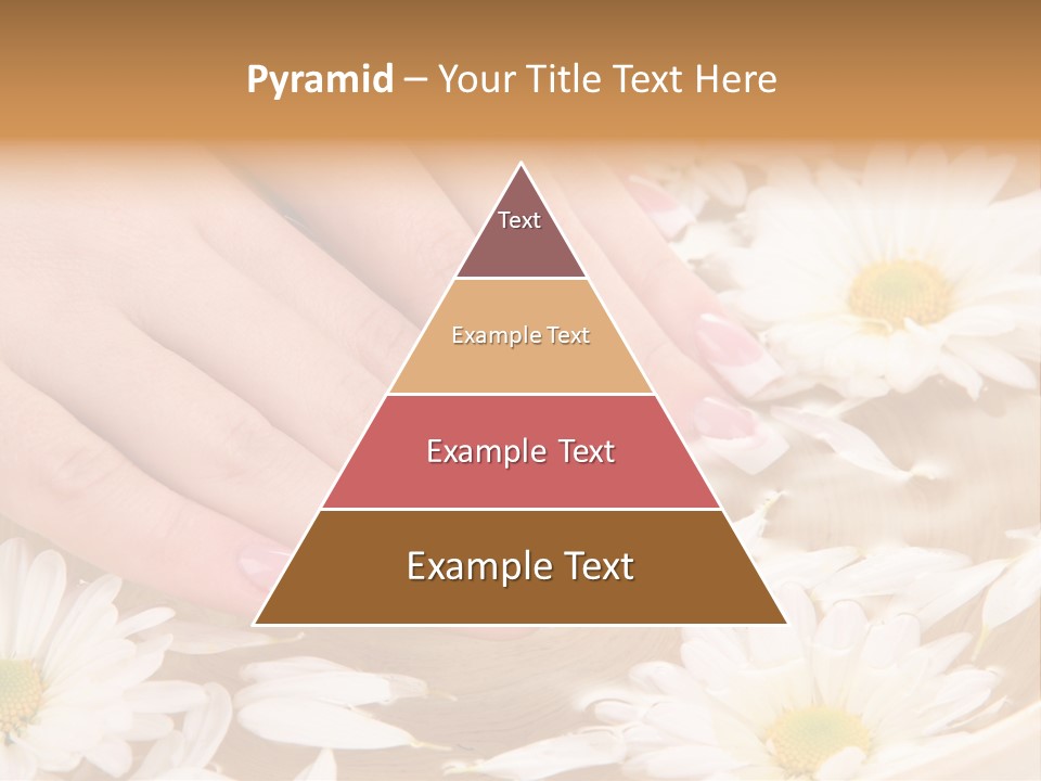 Care Female Finger PowerPoint Template