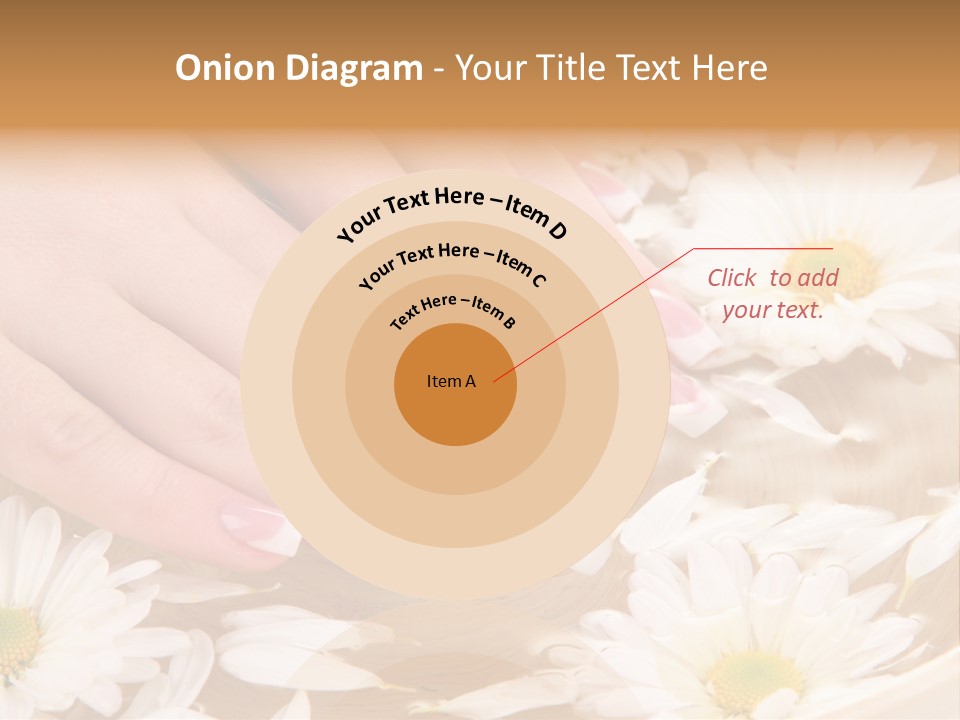 Care Female Finger PowerPoint Template