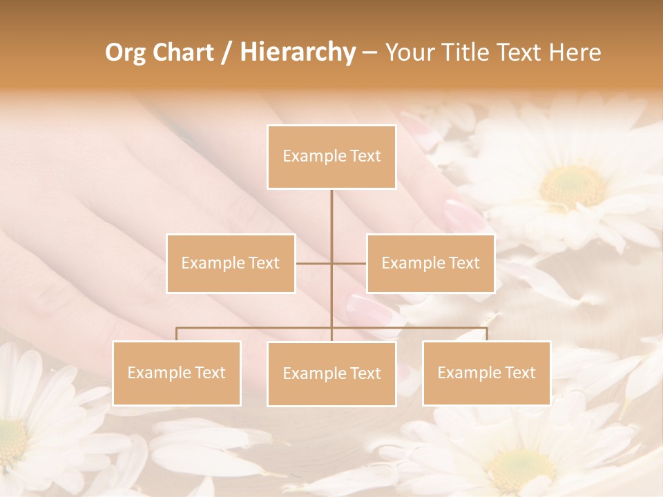 Care Female Finger PowerPoint Template