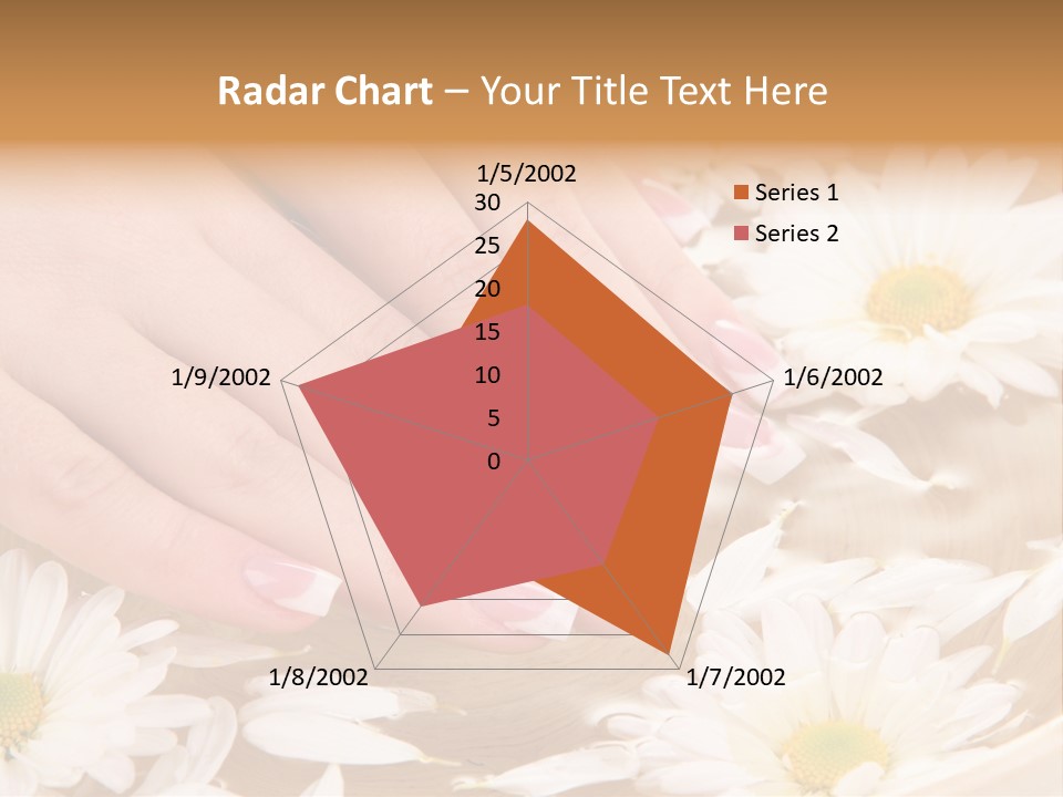 Care Female Finger PowerPoint Template