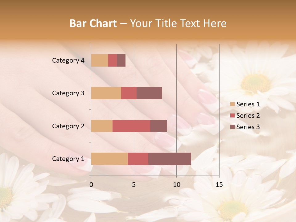 Care Female Finger PowerPoint Template