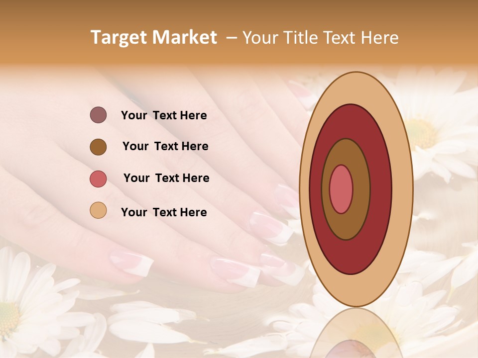 Care Female Finger PowerPoint Template