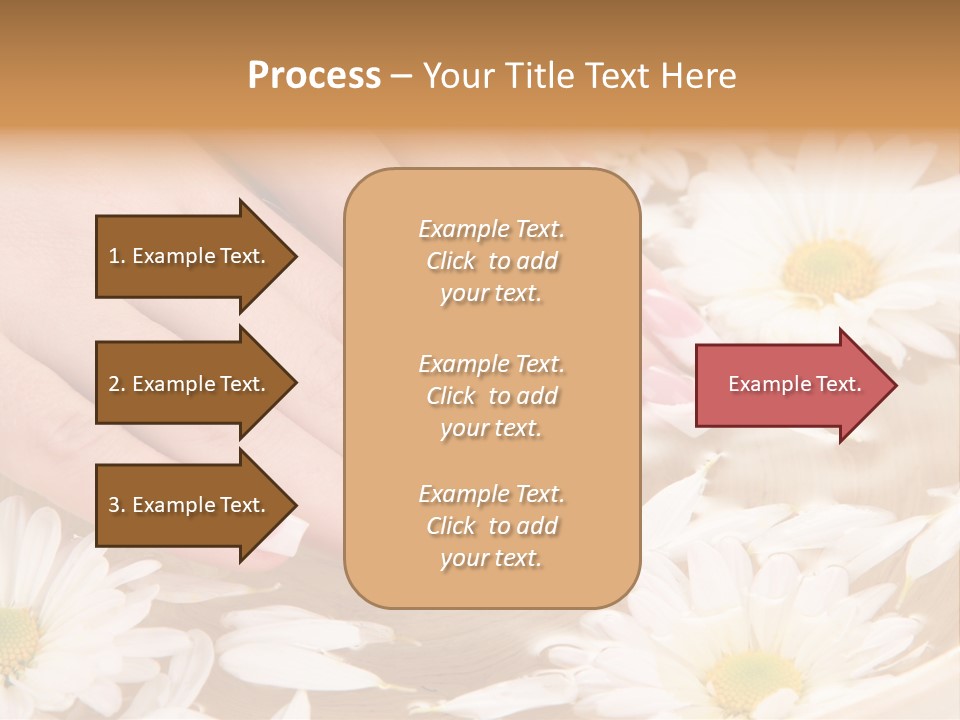 Care Female Finger PowerPoint Template