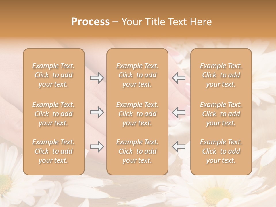 Care Female Finger PowerPoint Template