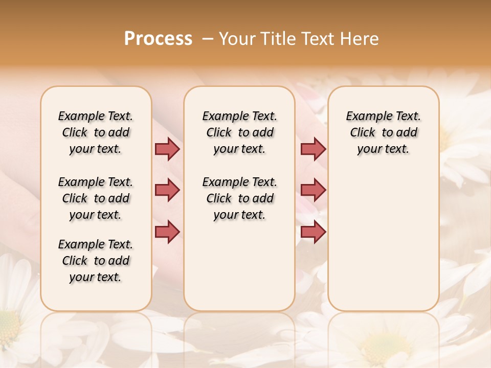 Care Female Finger PowerPoint Template