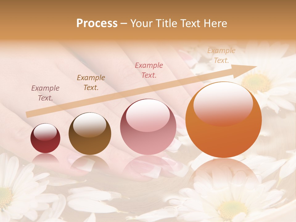 Care Female Finger PowerPoint Template