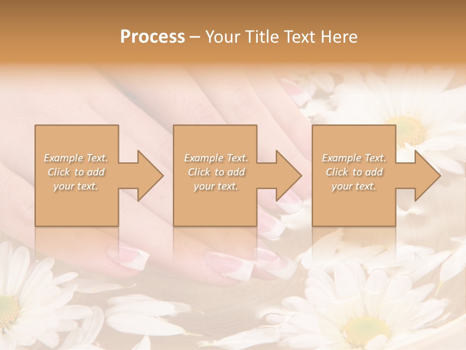 Care Female Finger PowerPoint Template
