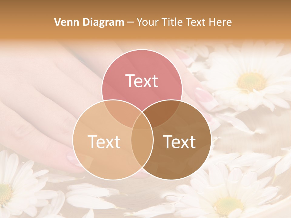 Care Female Finger PowerPoint Template