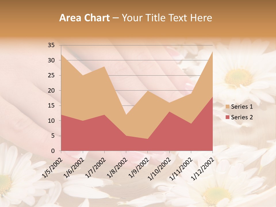 Care Female Finger PowerPoint Template