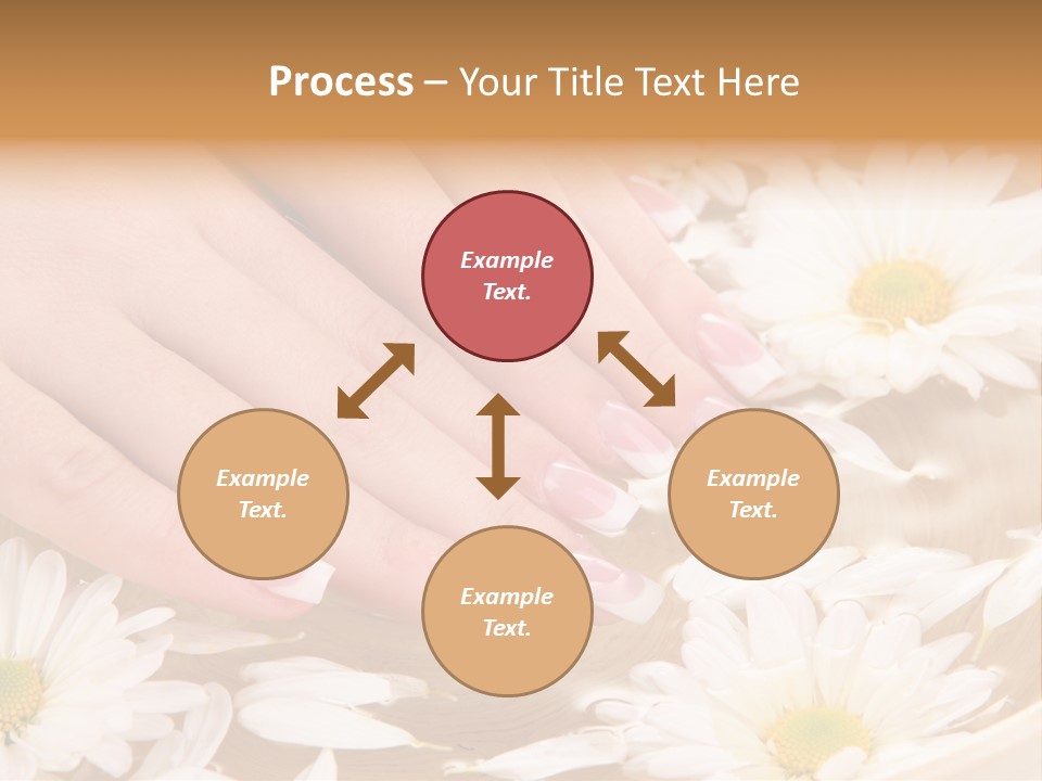 Care Female Finger PowerPoint Template