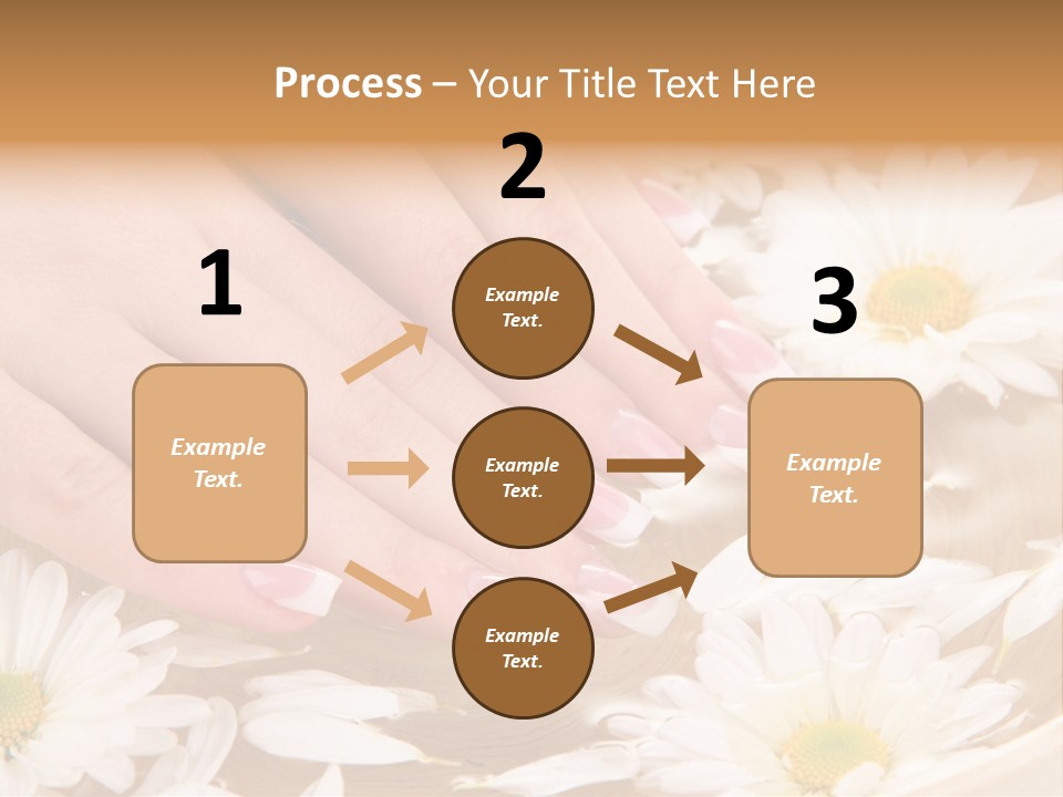 Care Female Finger PowerPoint Template