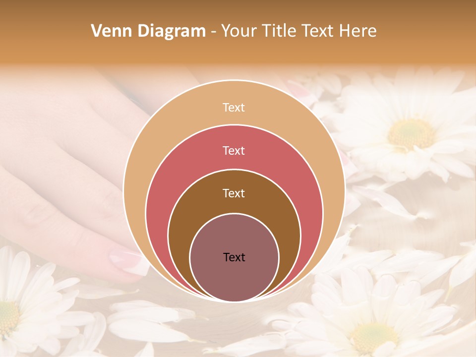 Care Female Finger PowerPoint Template