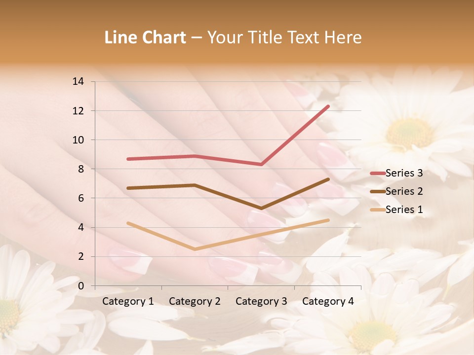 Care Female Finger PowerPoint Template