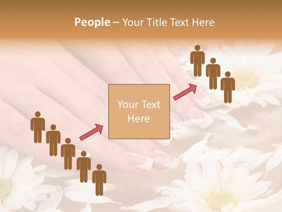 Care Female Finger PowerPoint Template