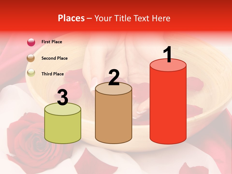 Rose Healing Wet PowerPoint Template