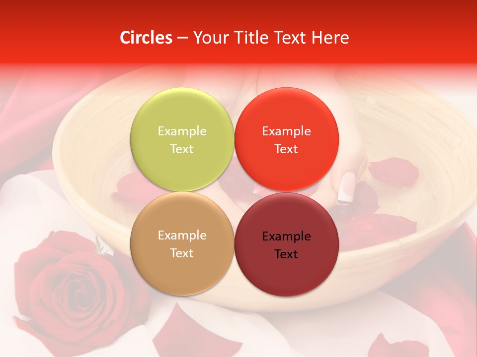 Rose Healing Wet PowerPoint Template