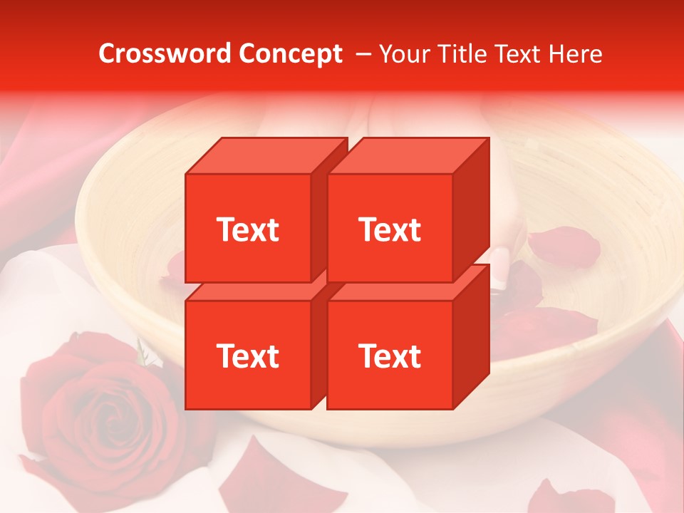 Rose Healing Wet PowerPoint Template