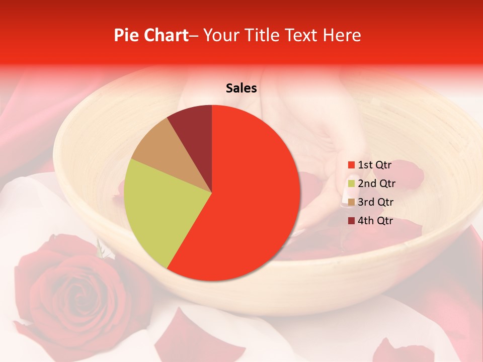 Rose Healing Wet PowerPoint Template