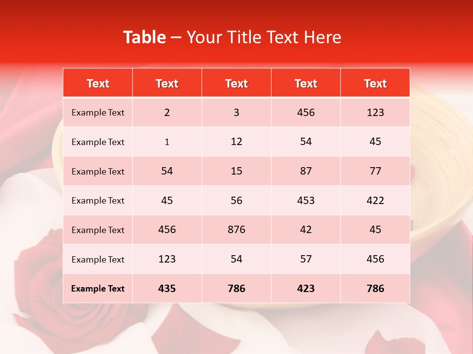 Rose Healing Wet PowerPoint Template