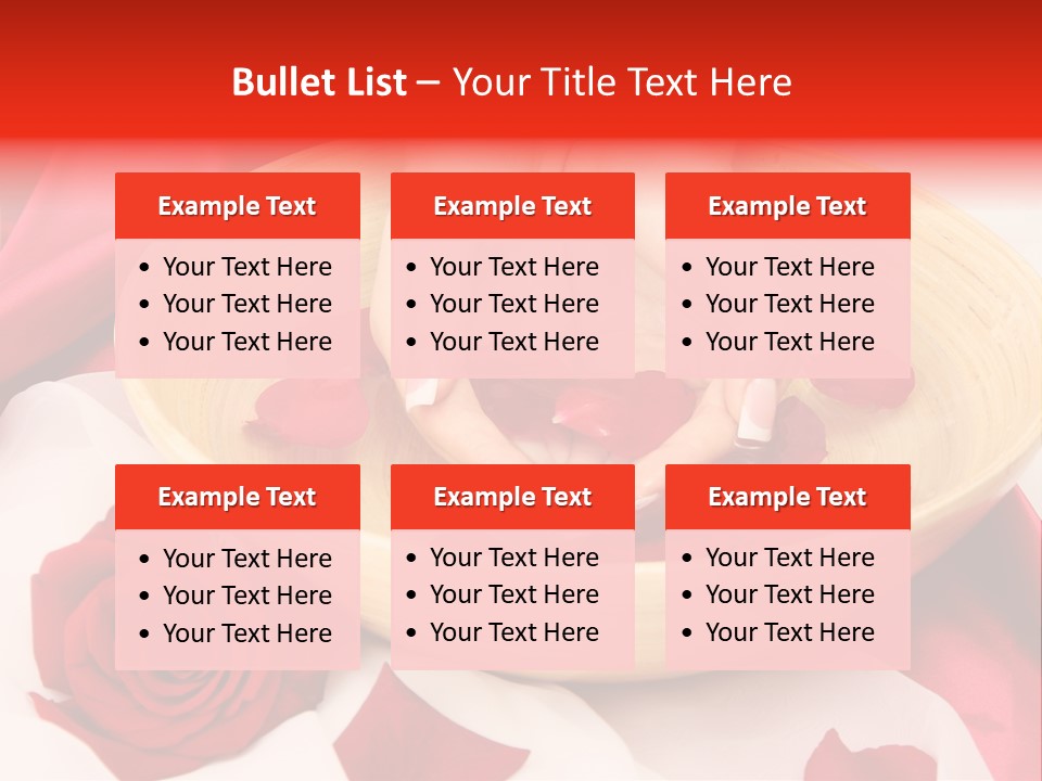 Rose Healing Wet PowerPoint Template