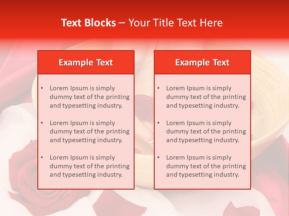 Rose Healing Wet PowerPoint Template