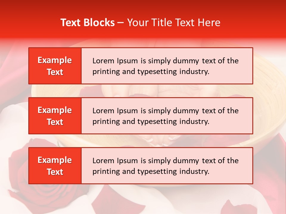 Rose Healing Wet PowerPoint Template