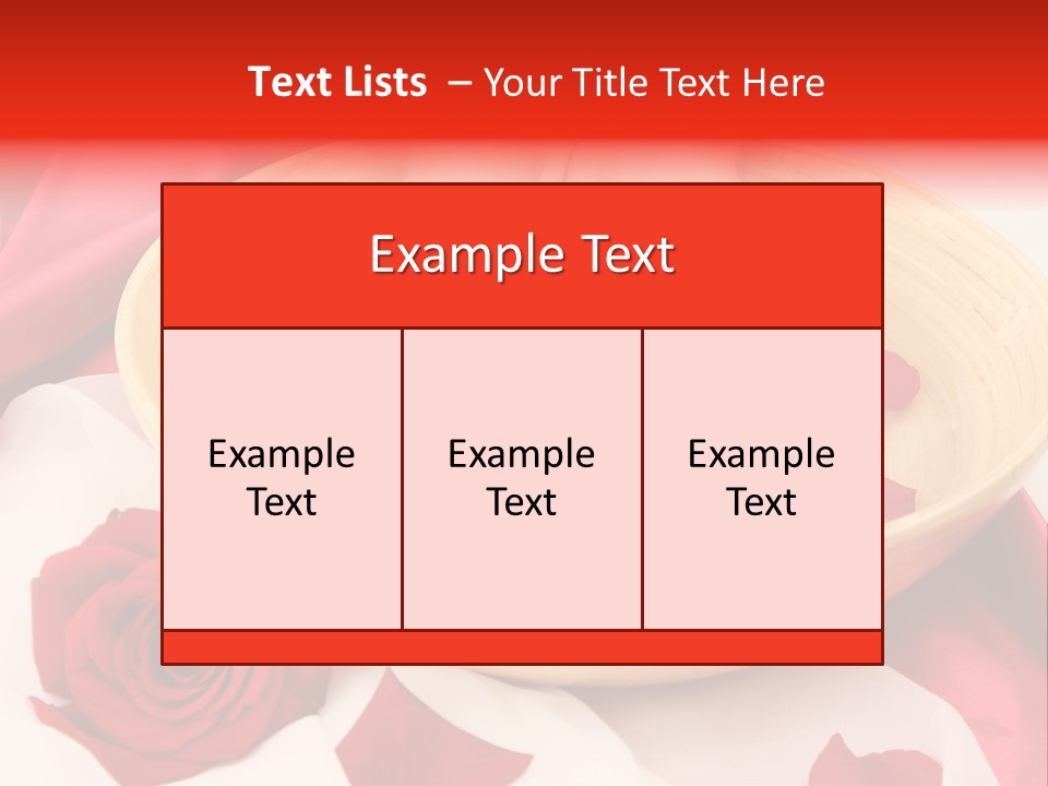 Rose Healing Wet PowerPoint Template