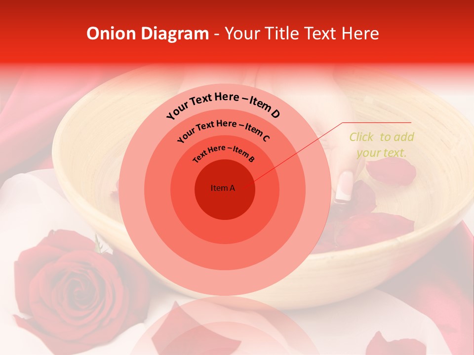 Rose Healing Wet PowerPoint Template