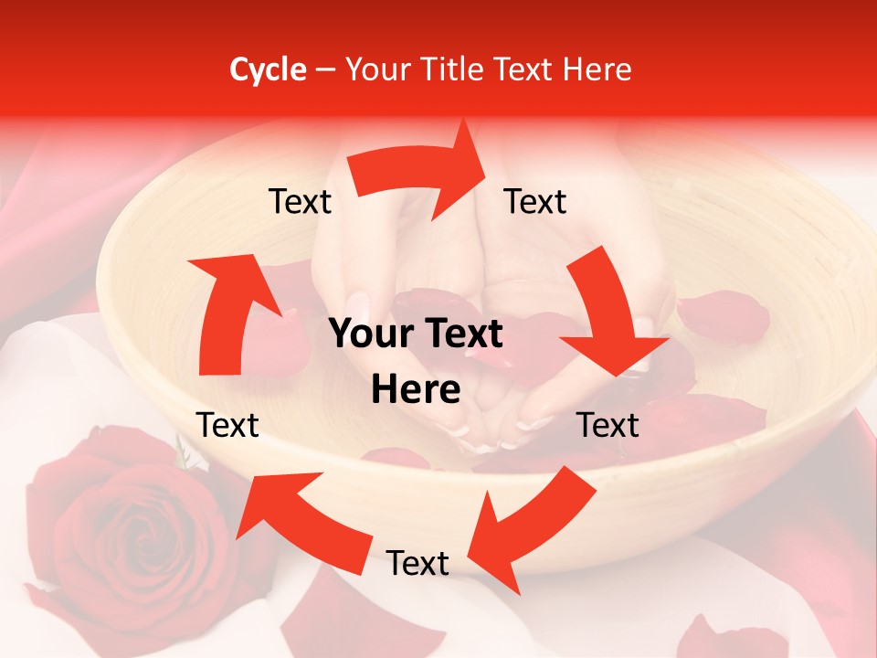 Rose Healing Wet PowerPoint Template