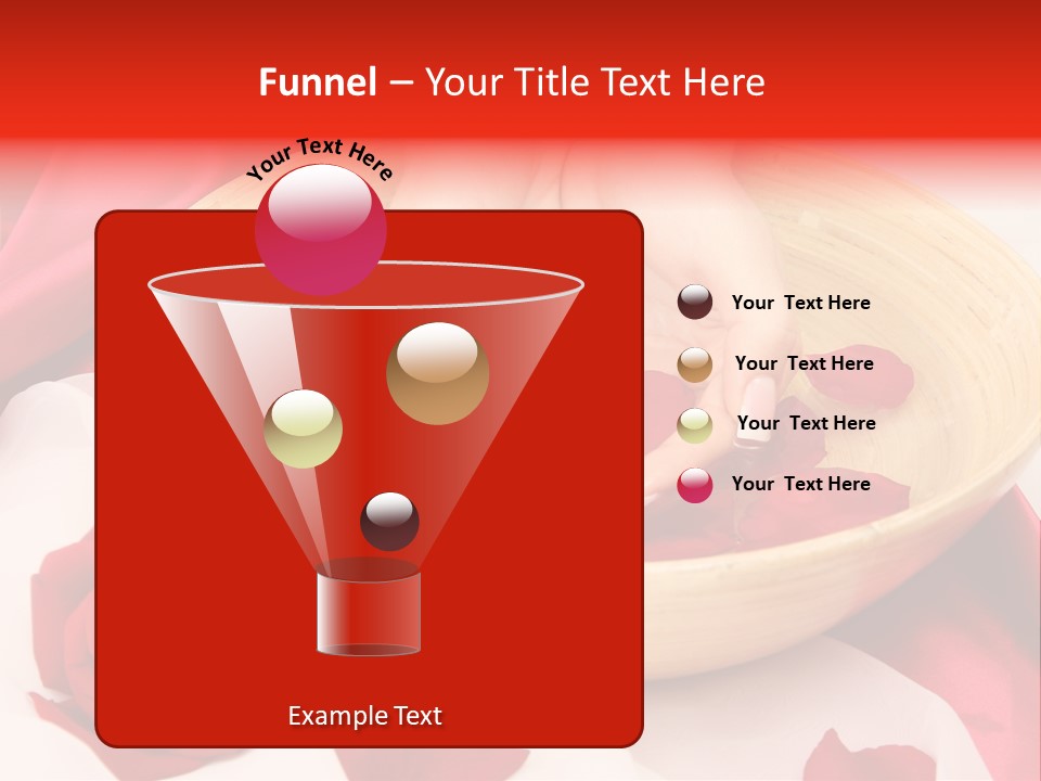 Rose Healing Wet PowerPoint Template