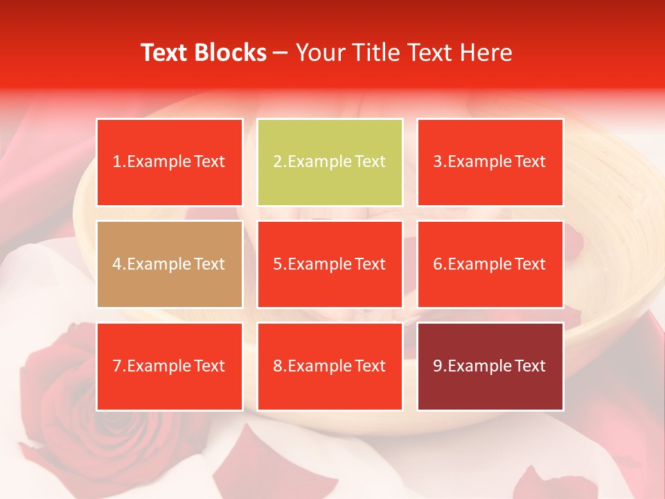 Rose Healing Wet PowerPoint Template