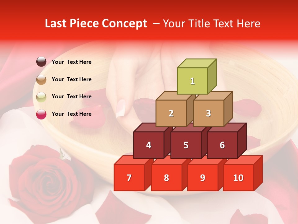 Rose Healing Wet PowerPoint Template