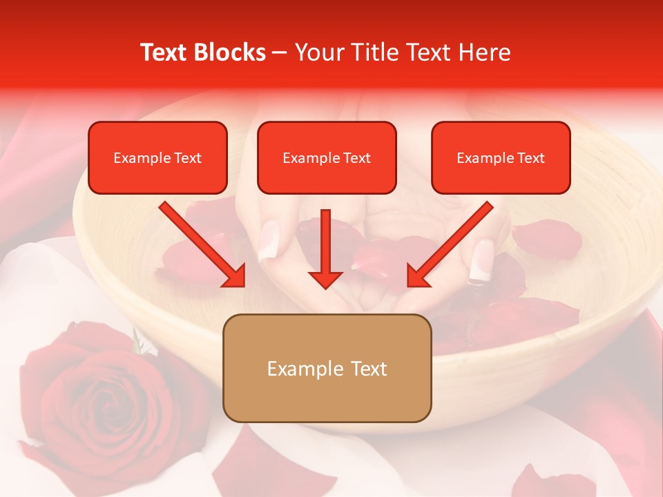 Rose Healing Wet PowerPoint Template