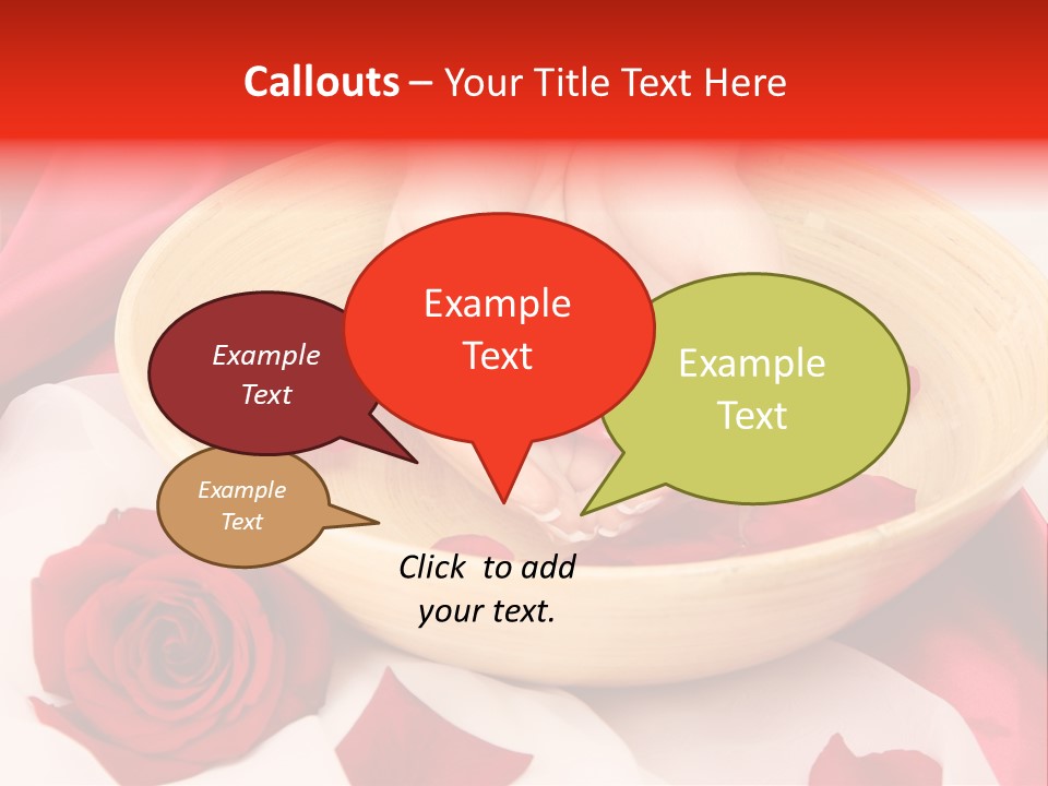 Rose Healing Wet PowerPoint Template