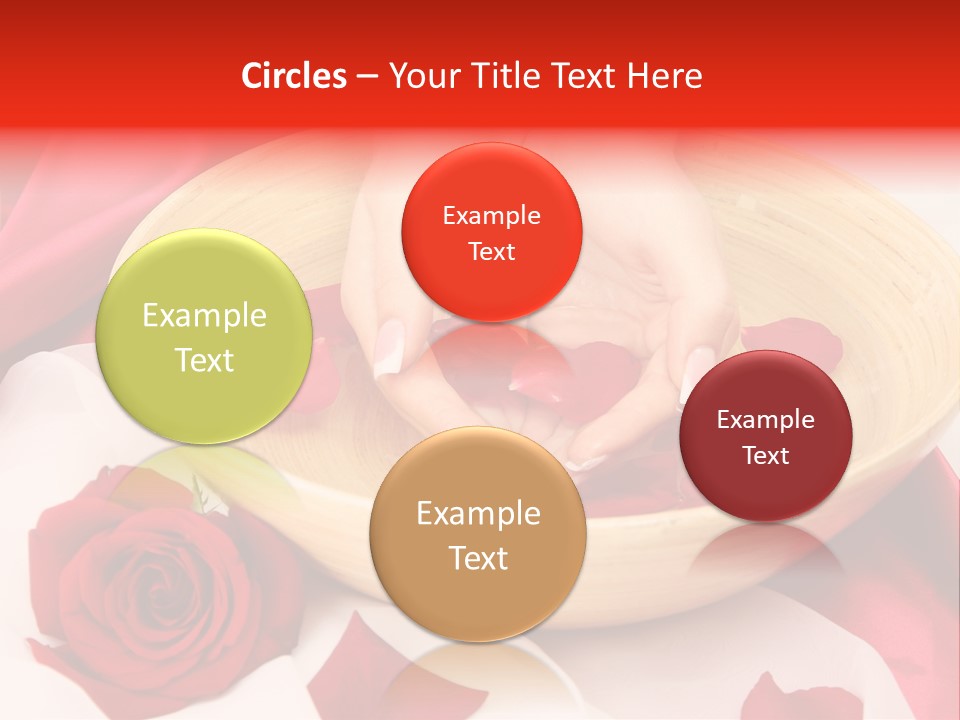 Rose Healing Wet PowerPoint Template