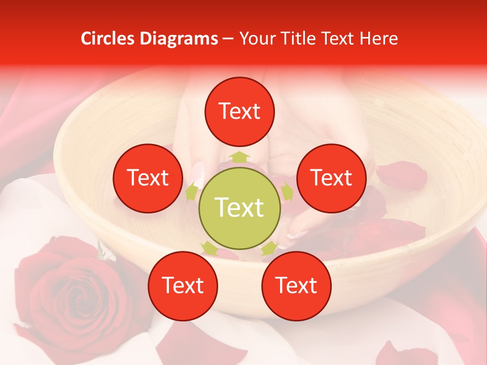 Rose Healing Wet PowerPoint Template