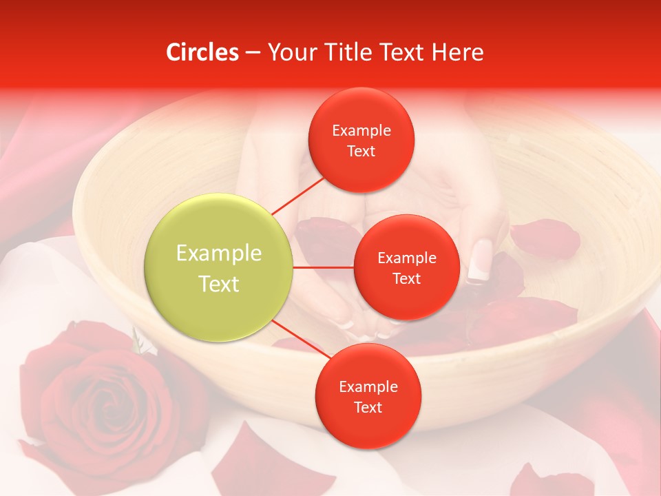 Rose Healing Wet PowerPoint Template