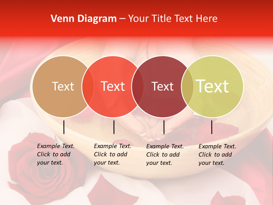 Rose Healing Wet PowerPoint Template