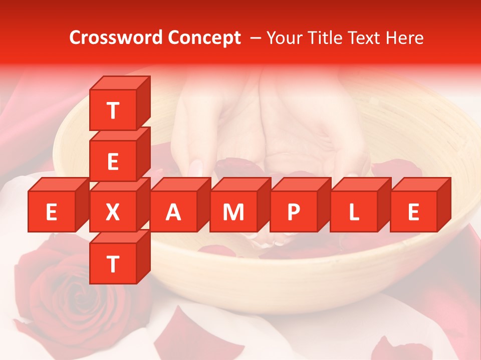 Rose Healing Wet PowerPoint Template