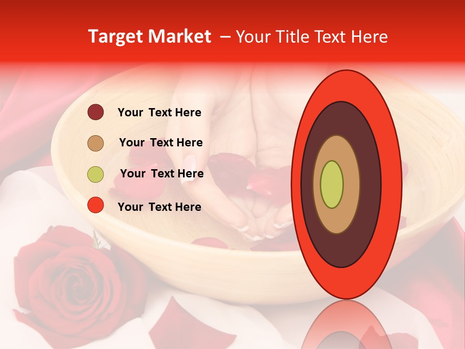 Rose Healing Wet PowerPoint Template