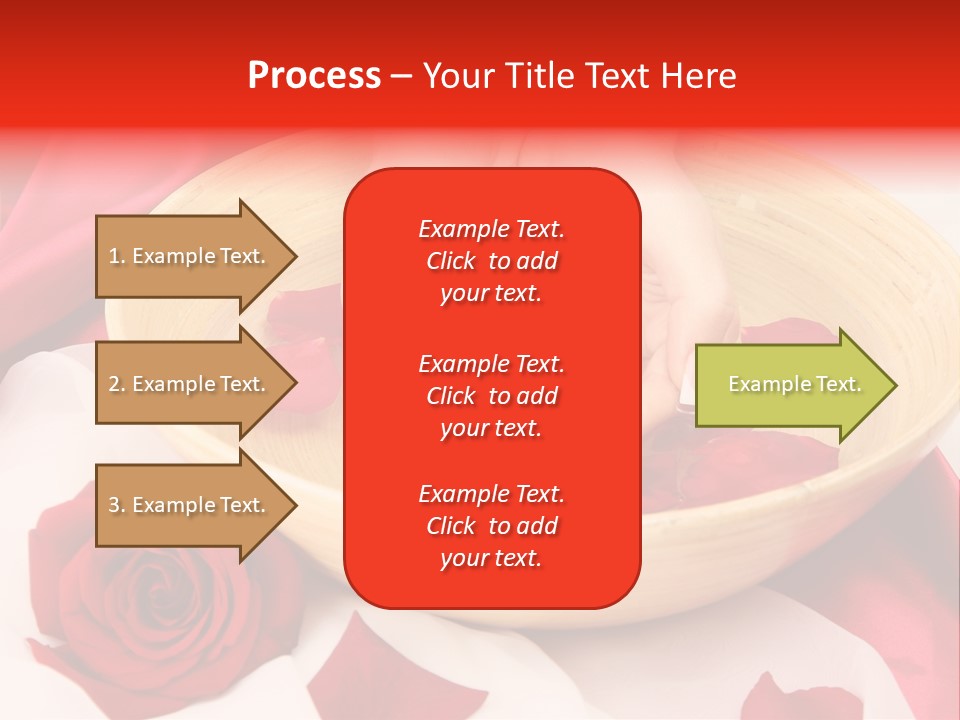 Rose Healing Wet PowerPoint Template
