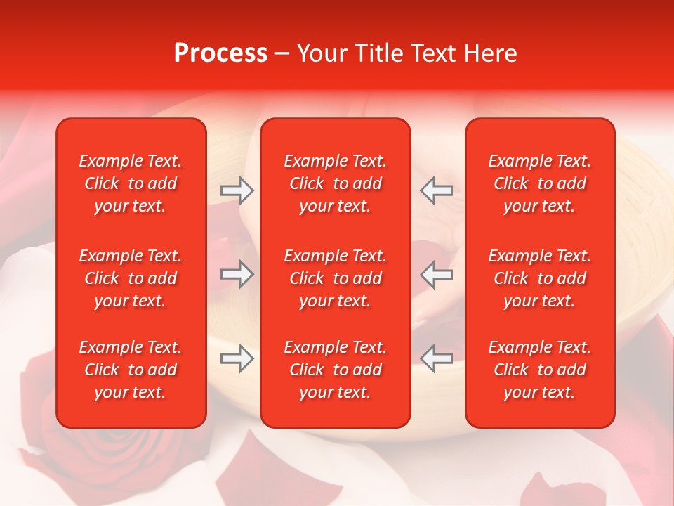 Rose Healing Wet PowerPoint Template